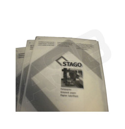 STAGO - Paquet de 10 feuilles papier lubrifiantes (A4)