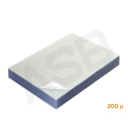 100 Couvertures PVC Transparent, Format A3-A4-A5
