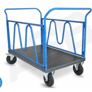 Chariot 2 Dossiers et 2 Ridelles En M - Plusieurs formats disponibles, charge 300 kg