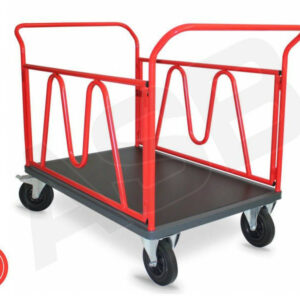 Chariot 2 Dossiers et 2 Ridelles En M - Plusieurs formats disponibles, charge 500 kg