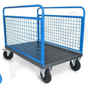 Chariot 2 Ridelles Grillagées - Plusieurs formats disponibles, charge 300 kg