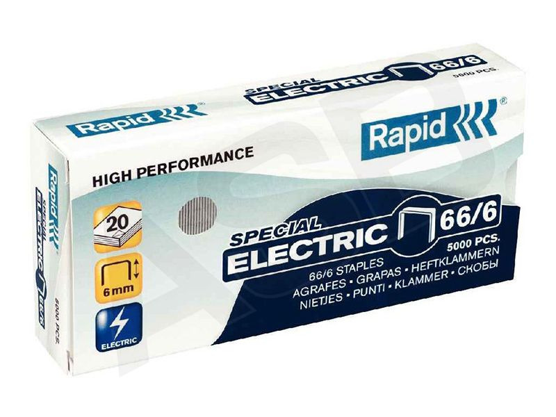 Rexel Pack 5000 Agrafes No 66/11 - Capacité Jusqu'à 70 Feuilles - Agrafes Inox Haute Qualité