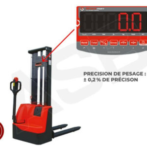 STOCKMAN SECL 1029 SC - Pesage à 0,2% près - Hauteur levée 2900 mm, charge 1000 kg