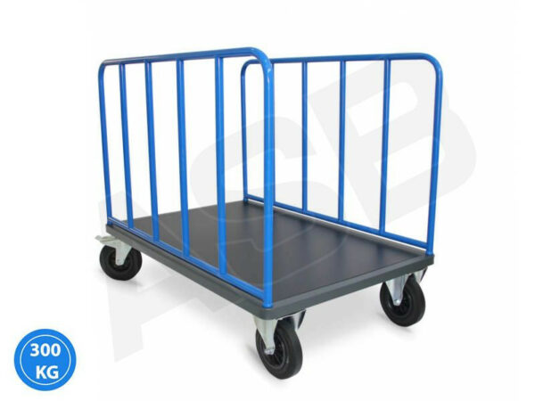 Chariot 2 Ridelles Tubulaires - Plusieurs formats disponibles, charge 300 kg