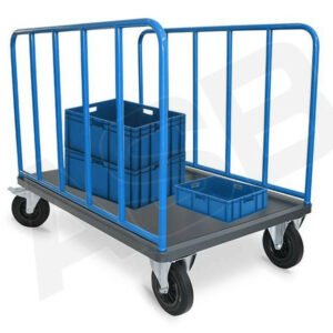 Chariot 2 Ridelles Tubulaires - Plusieurs formats disponibles, charge 300 kg