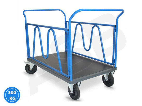 Chariot 2 Dossiers et 2 Ridelles En M - Plusieurs formats disponibles, charge 300 kg