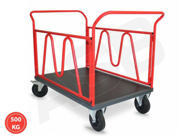 Chariot 2 Dossiers et 2 Ridelles En M - Plusieurs formats disponibles, charge 500 kg