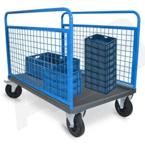 Chariot 2 Ridelles Grillagées - Plusieurs formats disponibles, charge 300 kg