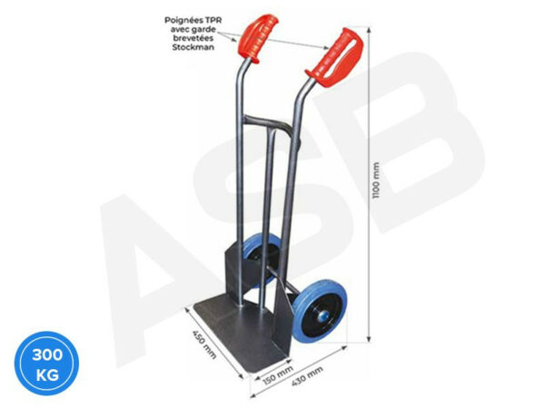 STOCKMAN HT250 NLC - Incurvé, charge 300 kg