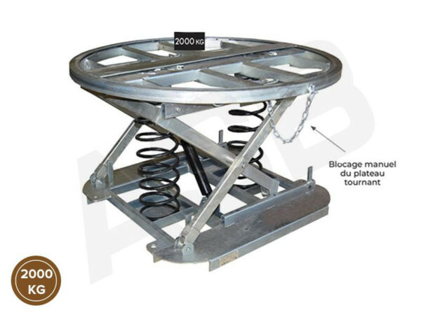 STOCKMAN SLT2 1100 - Manuelle - Ronde - Fixe, charge 2000 kg