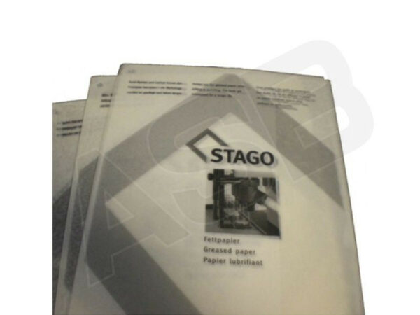 STAGO - Paquet de 10 feuilles papier lubrifiantes (A4)